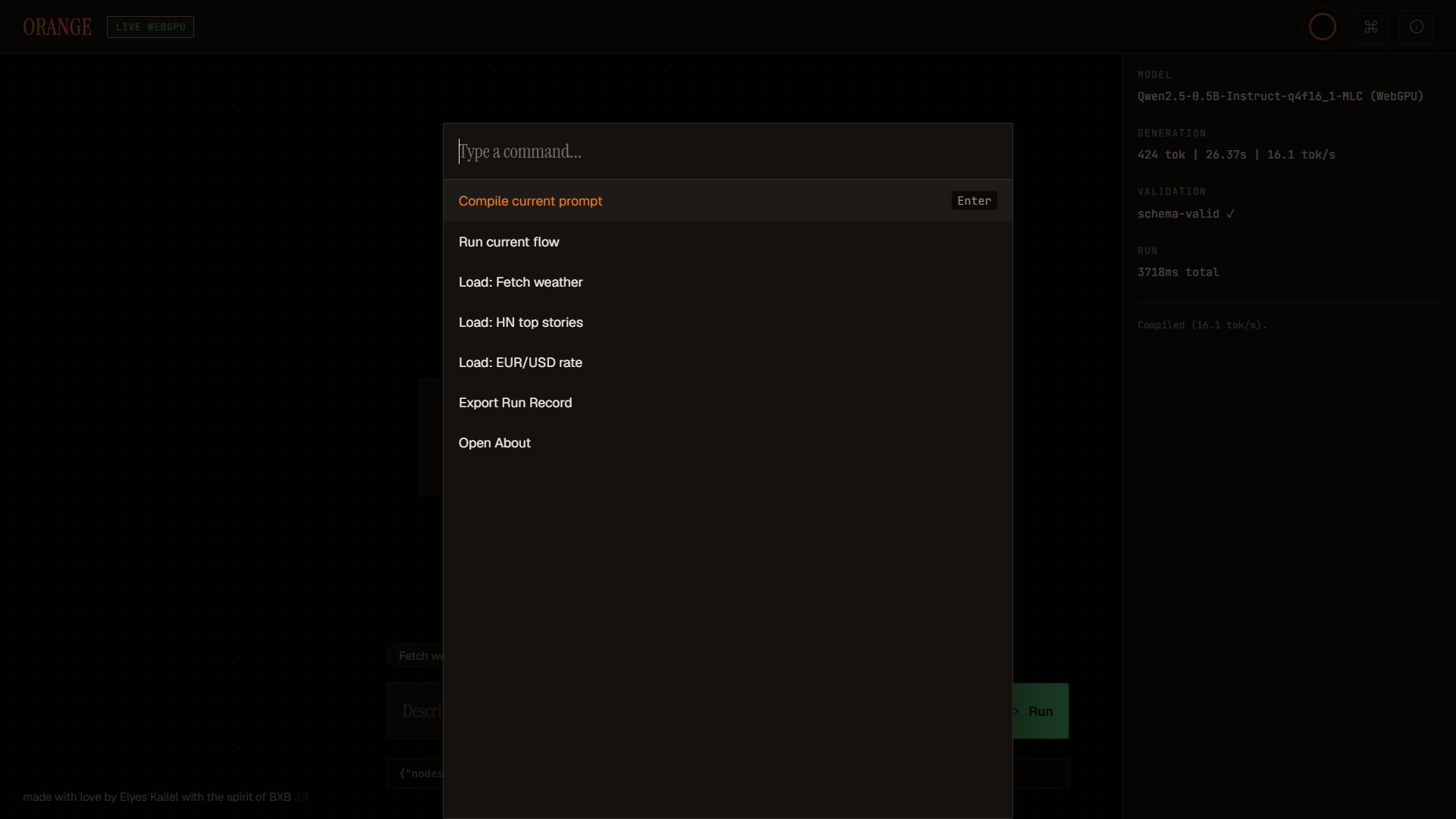 Command Palette